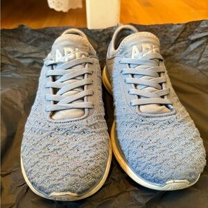 APL women’s  Light Blue Knit Sneakers